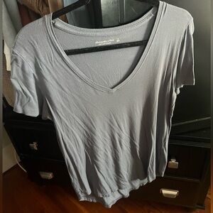 Abercrombie blue / gray tee